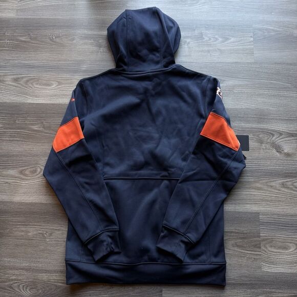 Chicago Bears Hoodie Mens Medium Nike Pullover Sweatshirt On Field NFL 100th NWT - Picture 11 of 11